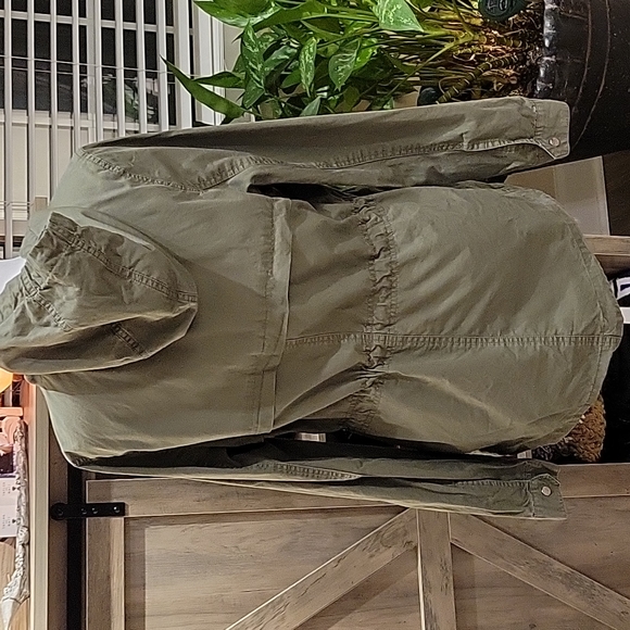 Olive Green Utility Jacket - Picture 7 of 8